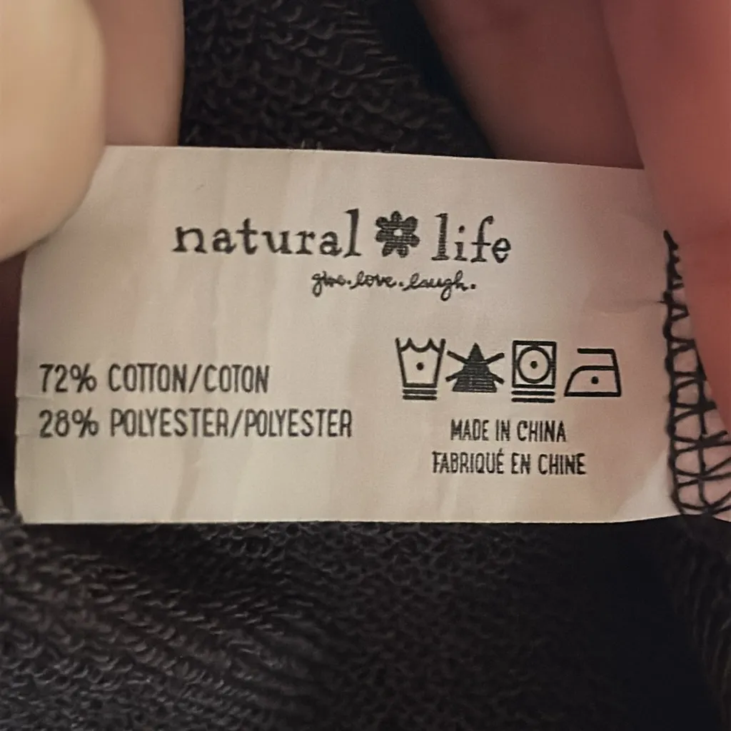 Natural Life Tribal Cropped Dolman‎ Sleeve Boho Sweatshirt Womens Size S/M - Image 11