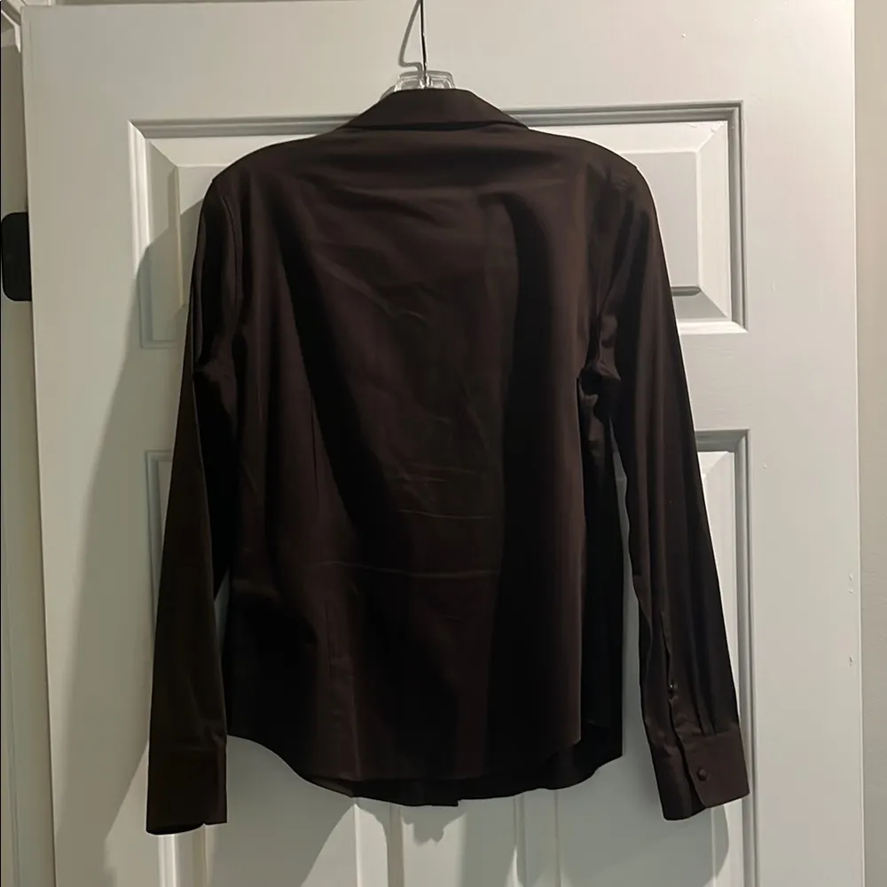 Dark Brown Button-Up Shirt - Image 8