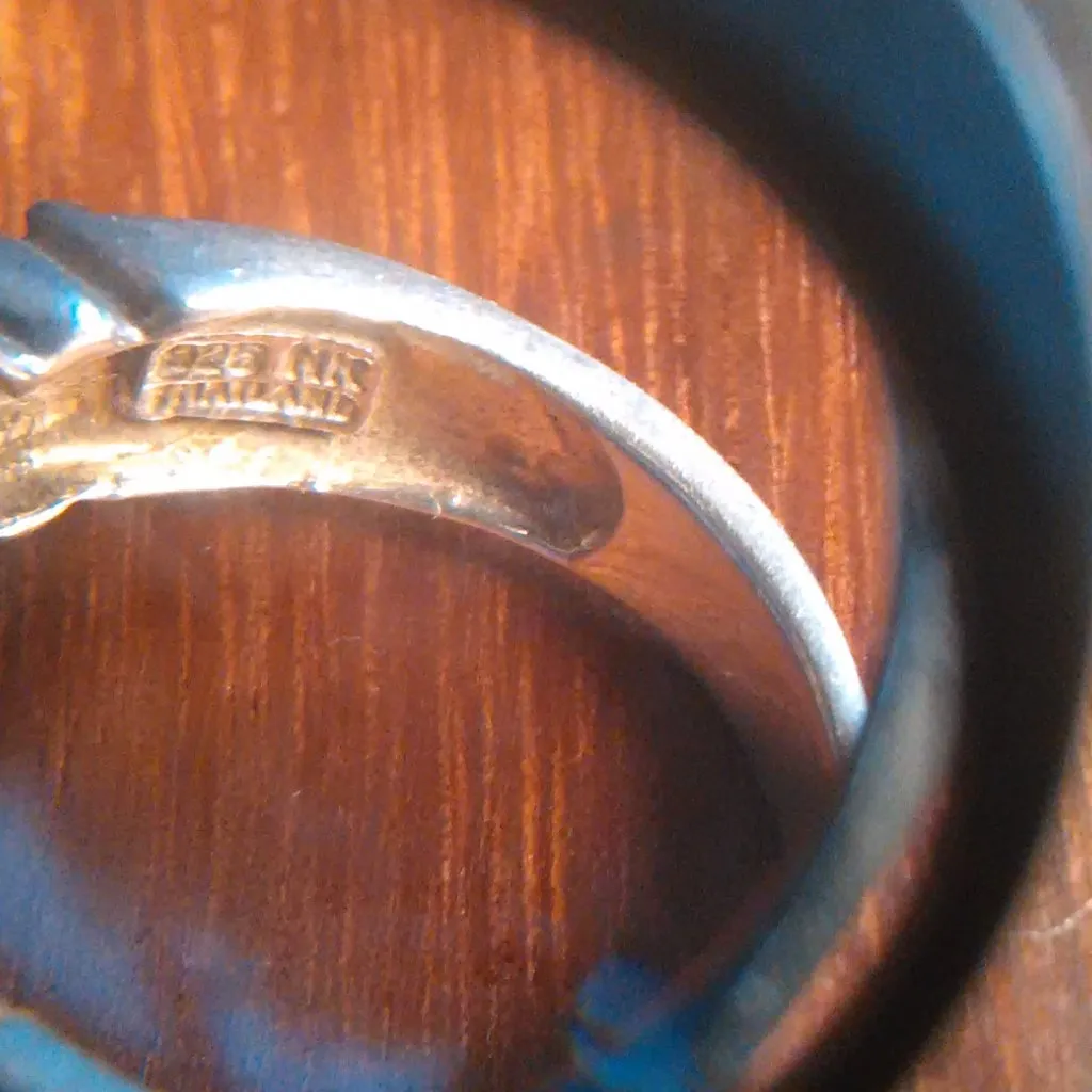 Artisan Crafted Lapis Lazuli Sterling Silver Ring (Size 10) - Image 10