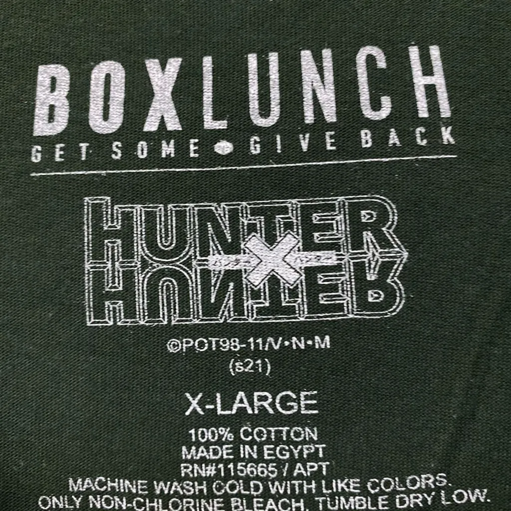 Hunter x Hunter Green anime Tshirt size Extra Large  - Image 4
