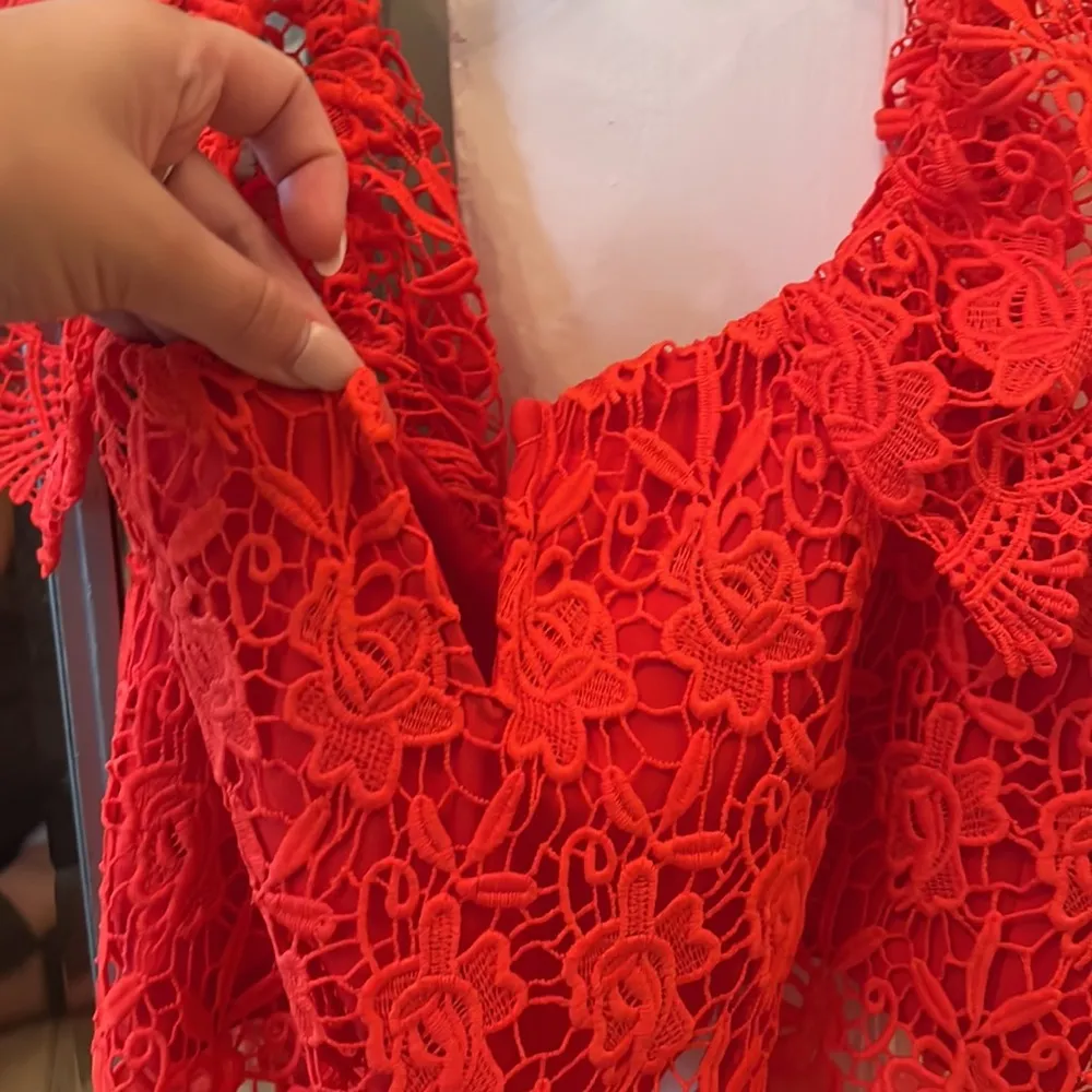 Yumi Kim Red Lace Top - Image 6