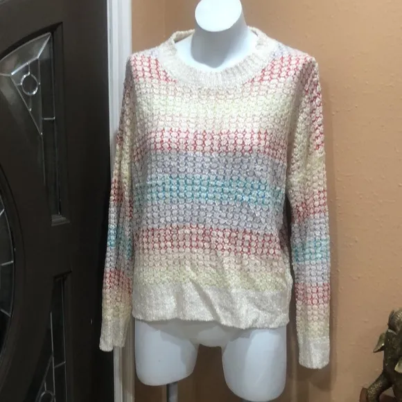 All in favor multiple color knit pullover sweater - Image 4