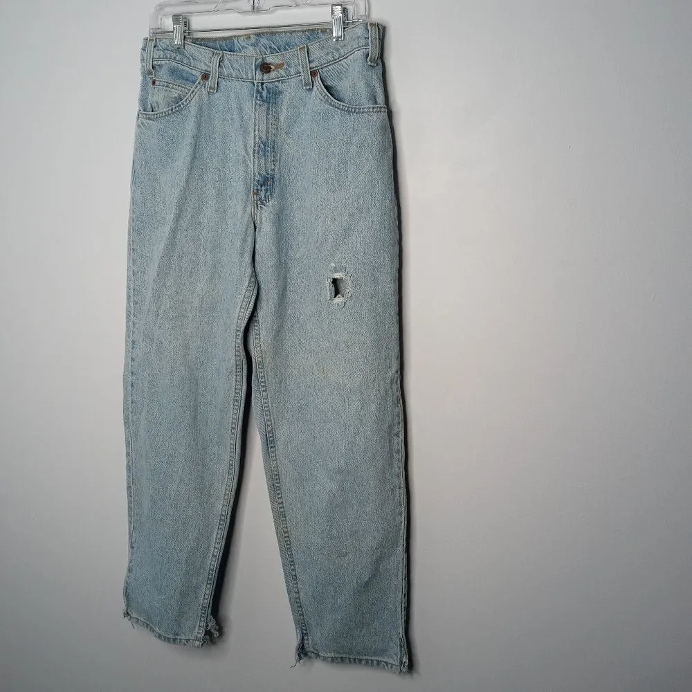Vintage Levi's orange tab blue jeans size 32 - Image 2