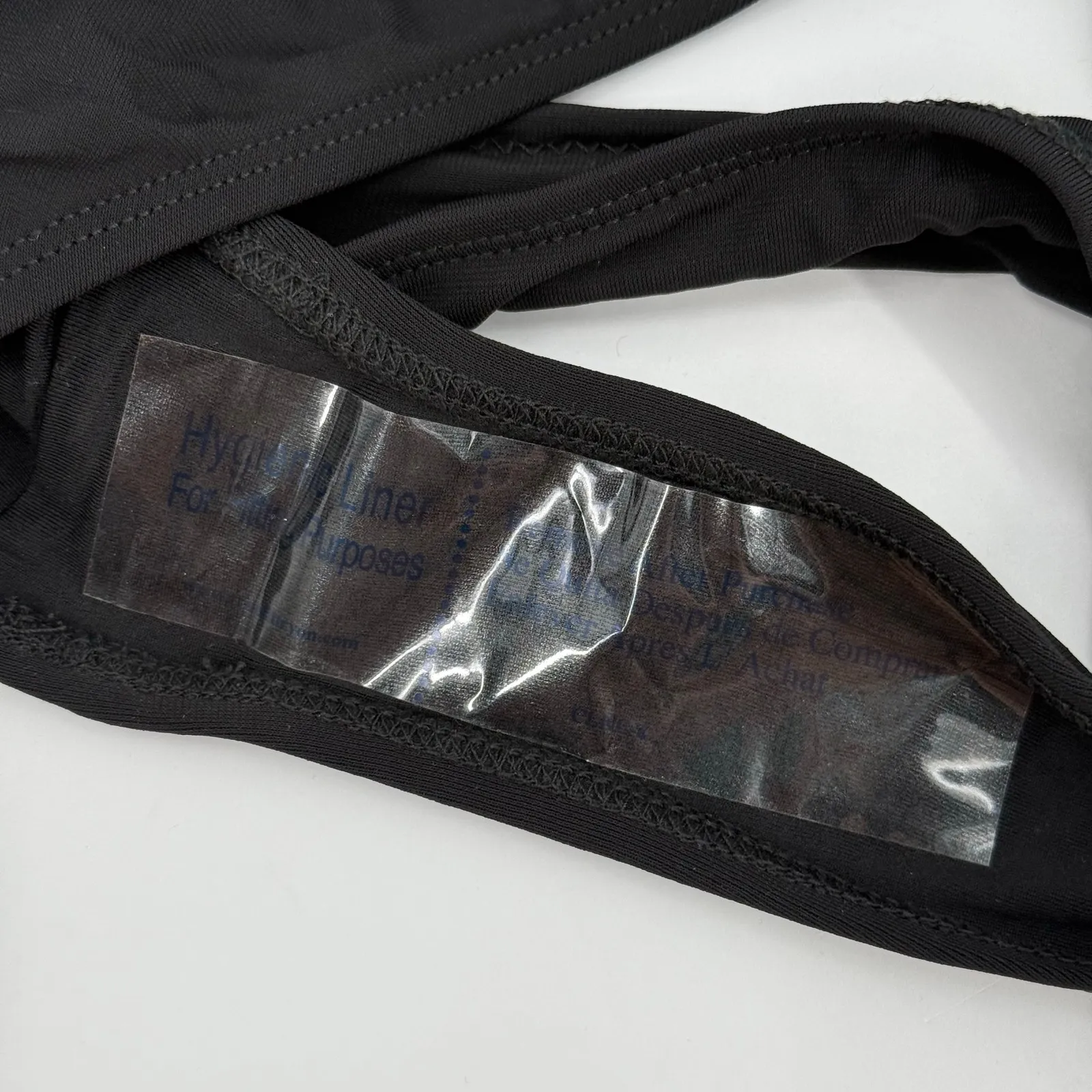 Robin Piccone Malia Banded Bikini Bottoms Size Large NEW Black White Swim NWOT - Image 12