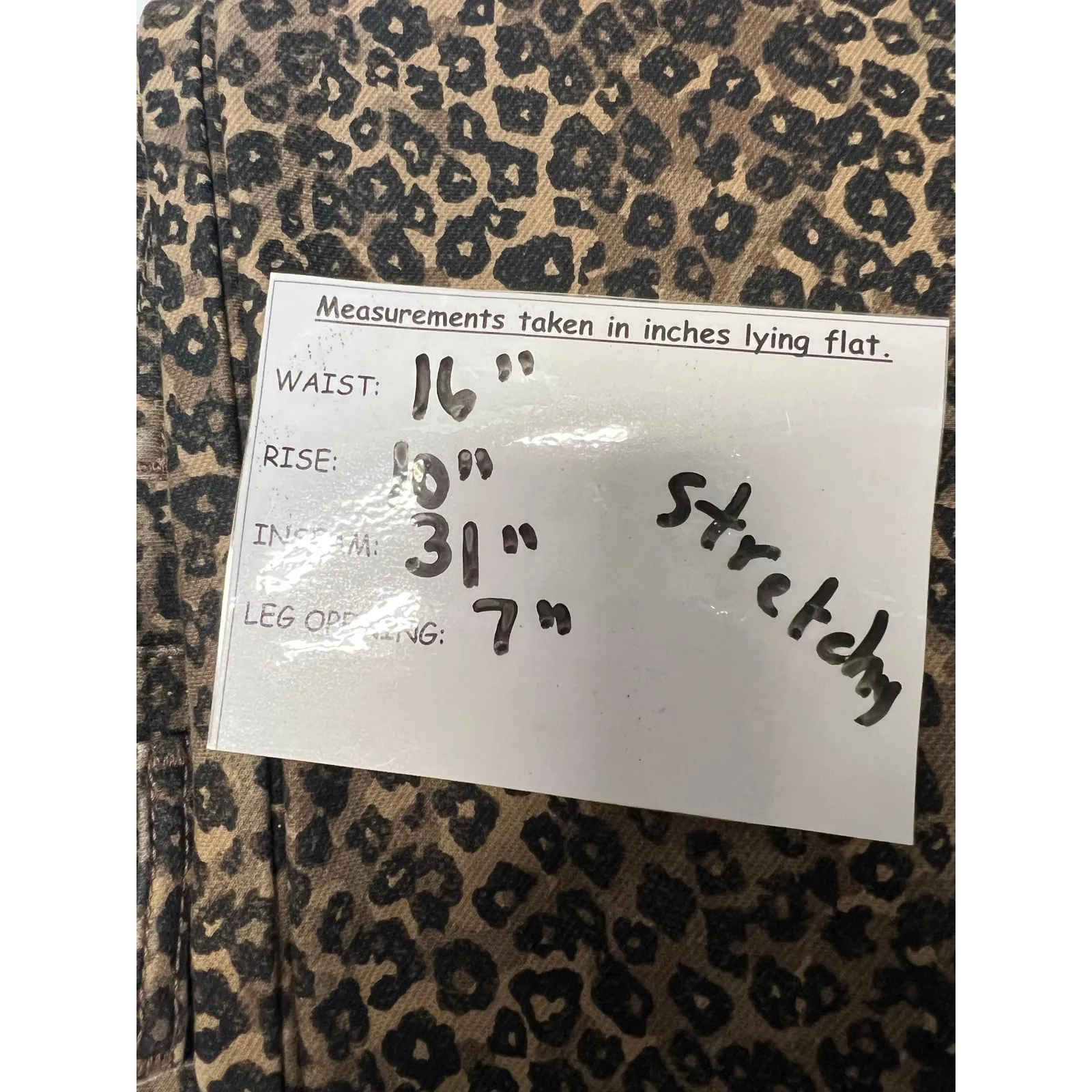 J. McLaughlin Leopard Cheetah Print Pants Size 8 - Image 6