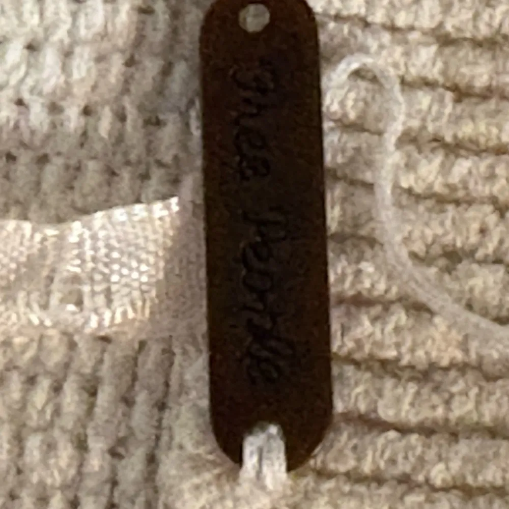 Free People Cream Cowl Neck Sweater - Image 7