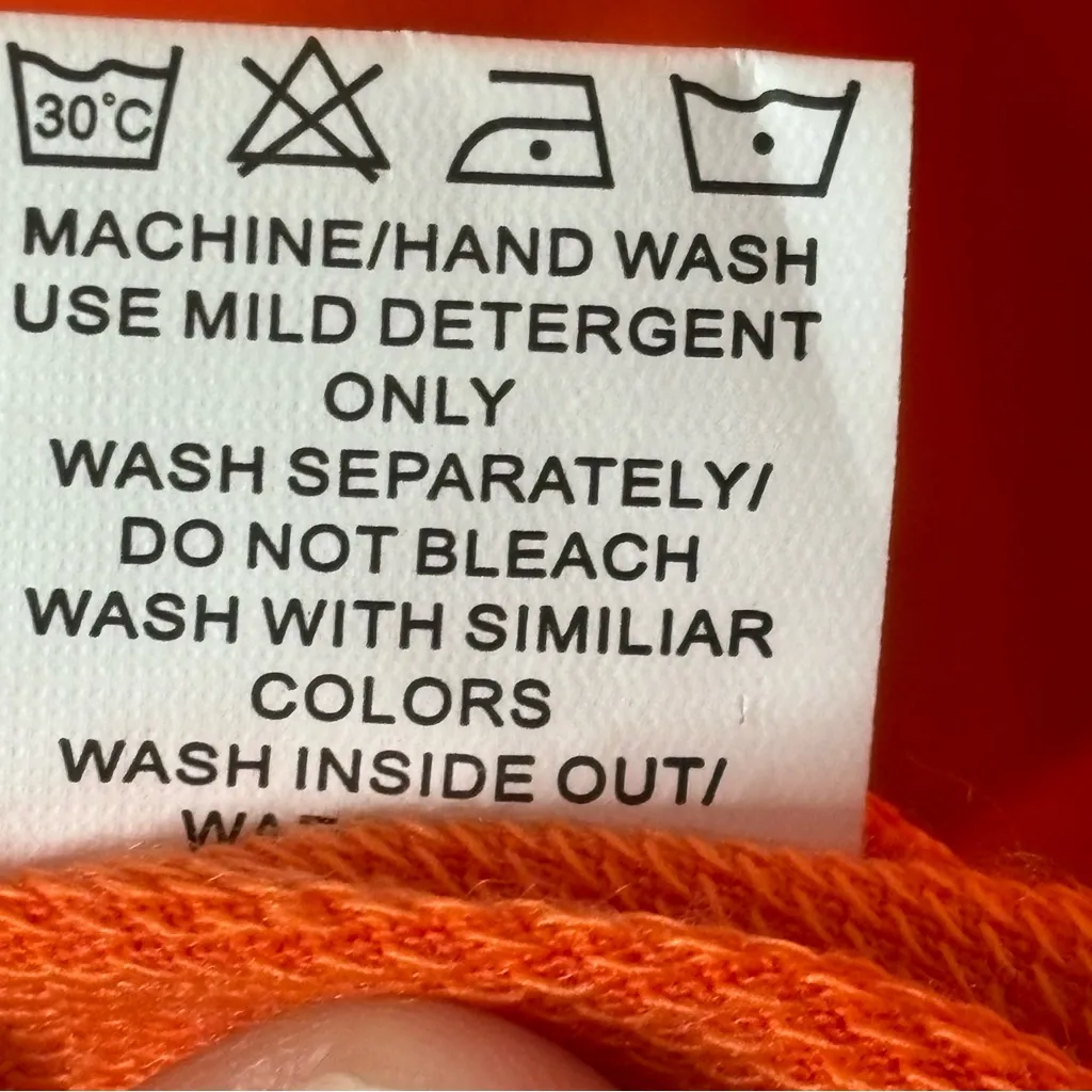 Fall Themed Sweatshirt Size XL Orange - Image 8