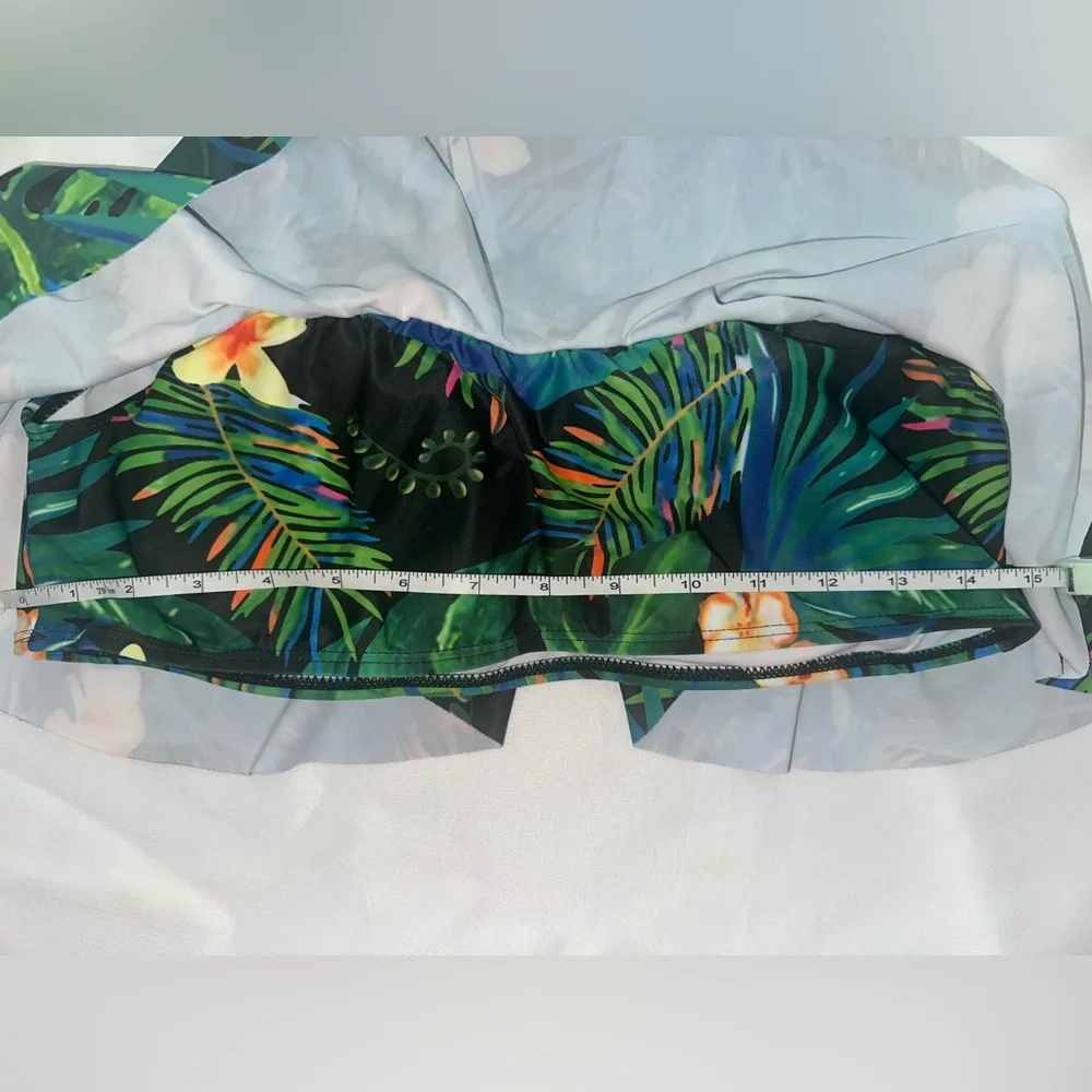 New with tags Women’s 2 piece Bikini XXL Green Size 2X - Image 6