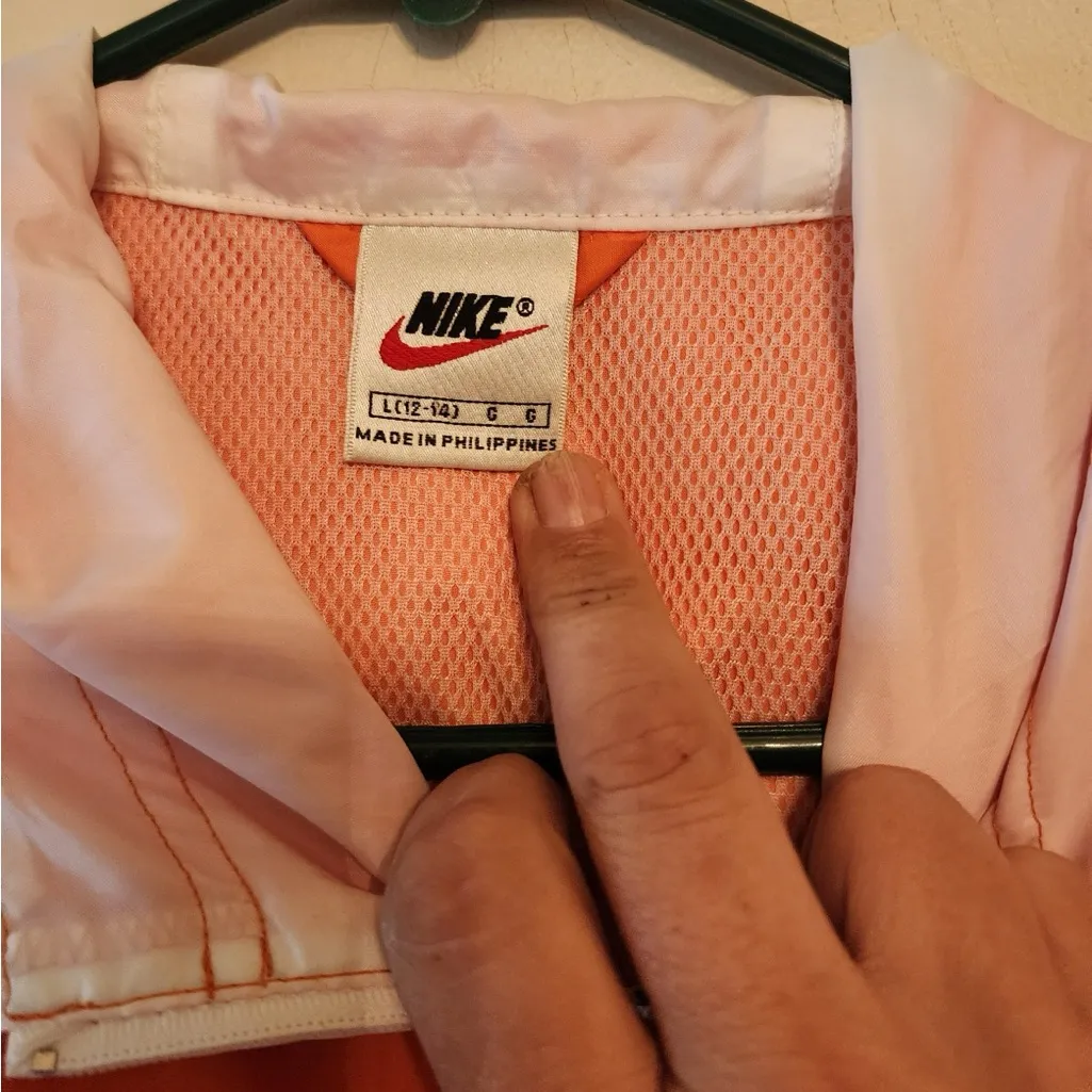 Vintage 90s Nike Hooded Anorak Windbreaker Jacket and shorts Womens large - Image 10