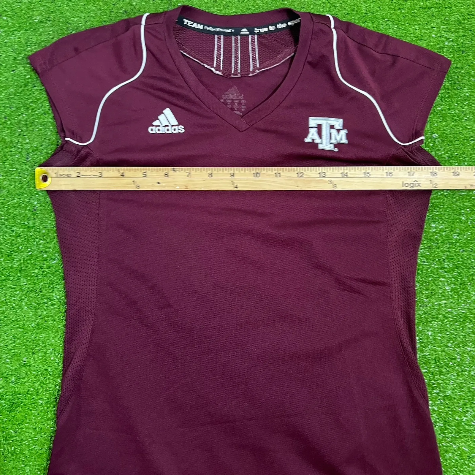 Texas A&M 1/4 Sleeve Shirt Womens SM Aggie Training Staff‎ "team Issue" Stitched - Image 5