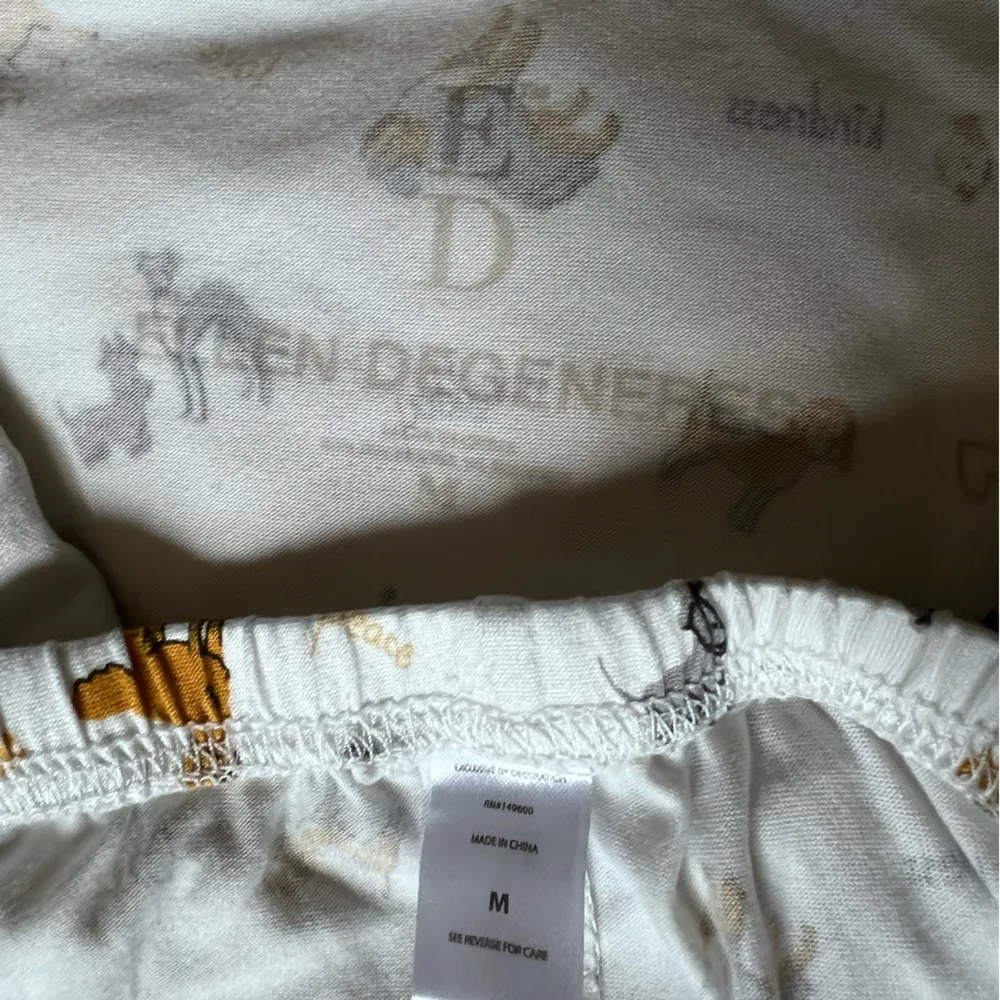 Ellen DeGeneres Laugh Love Smile Dog Print Cozy Light & Airy Pajama Set - Image 4