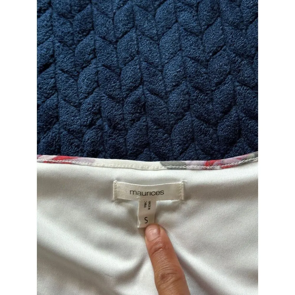 Maurices Womens White‎ Dress w Floral Casual Silky Sheer Overlay Size Small - Image 4