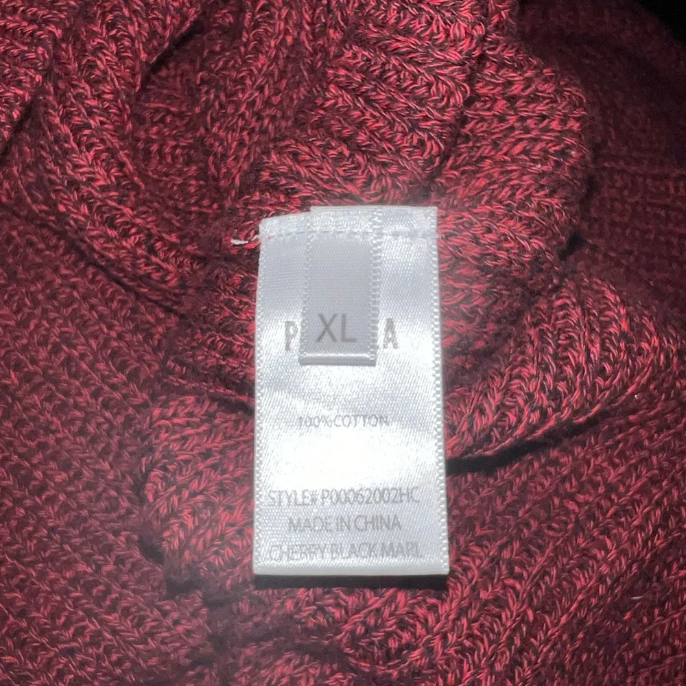 PISTOLA Distressed Cotton Crewneck in Cherry Black Marl Size XL NWOT - Image 7