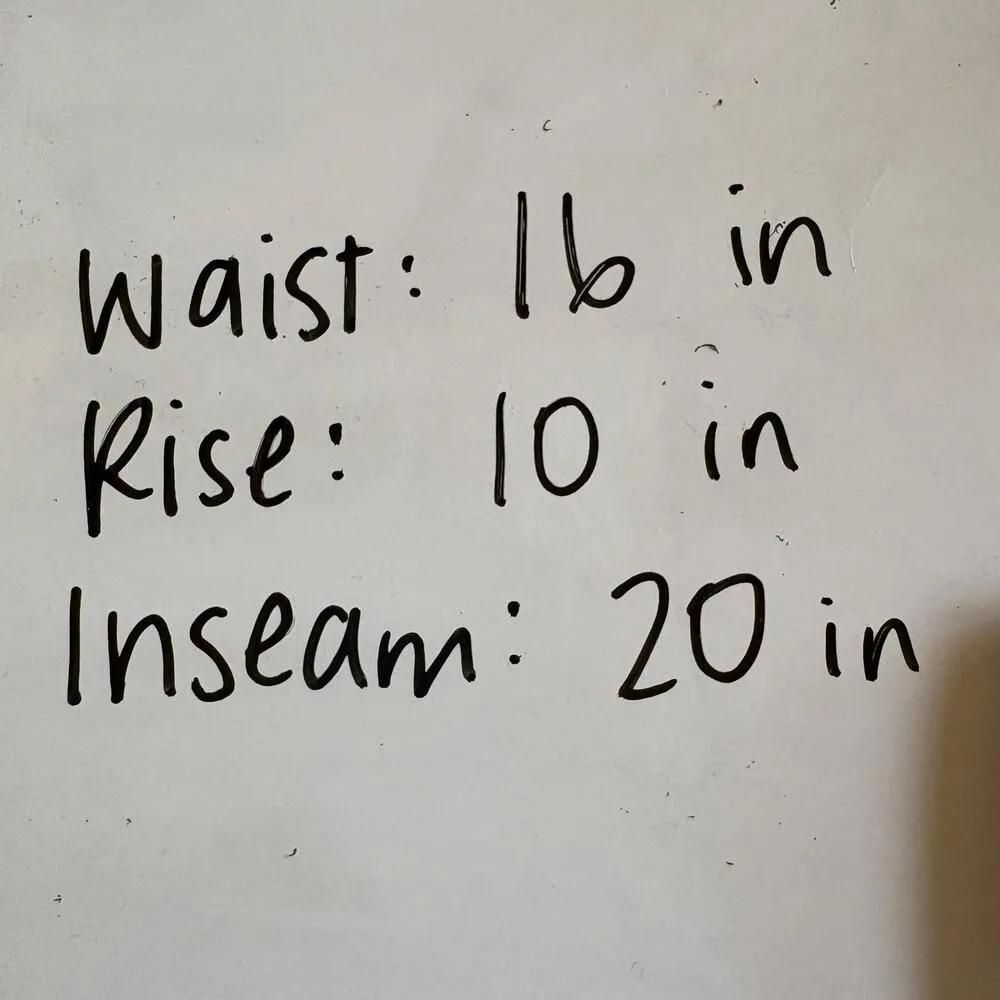 Y2K Cropped Low Rise Capri Pants Punk Textured Early 2000s Brown Short Size 12 - Image 8