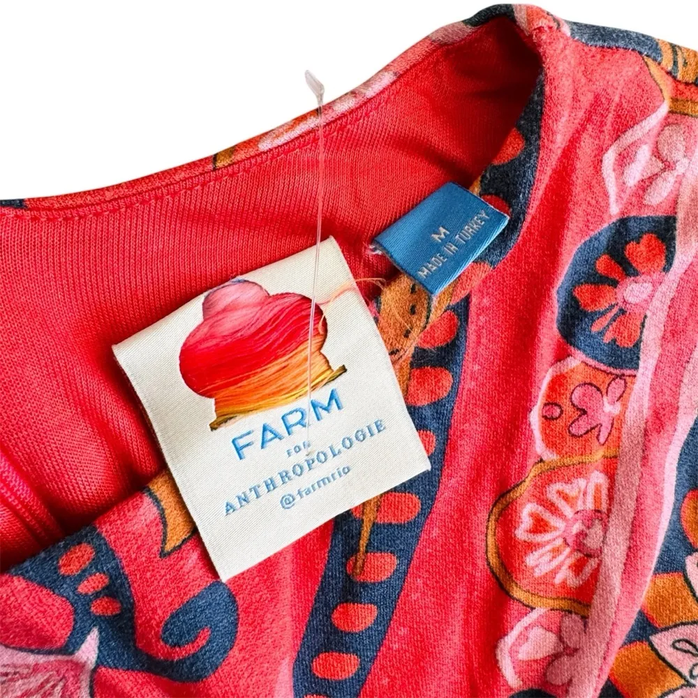 Farm Rio Anthropologie Giannina  Paisley Print Midi Dress NEW - Image 6