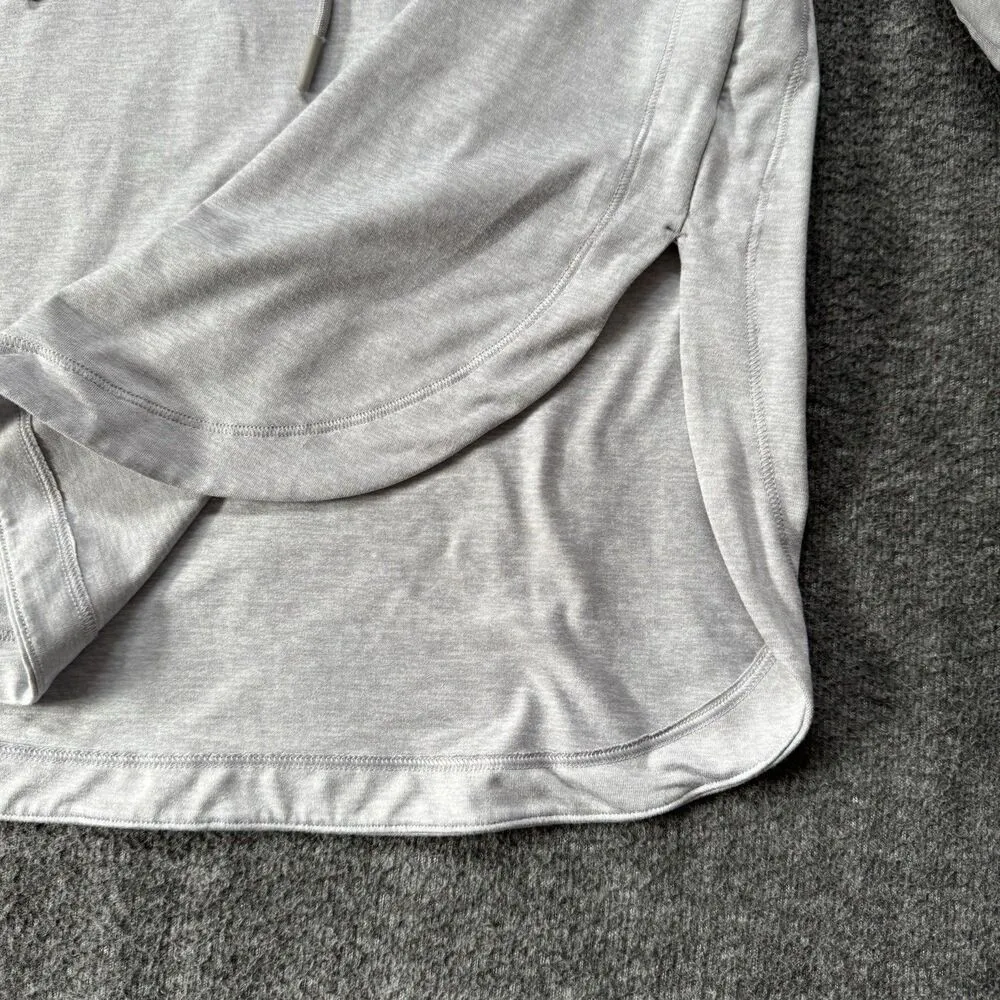 Athleta Uptempo Elevate Cowl Hoodie Light Gray Size Small Women Gym Workout - Image 7