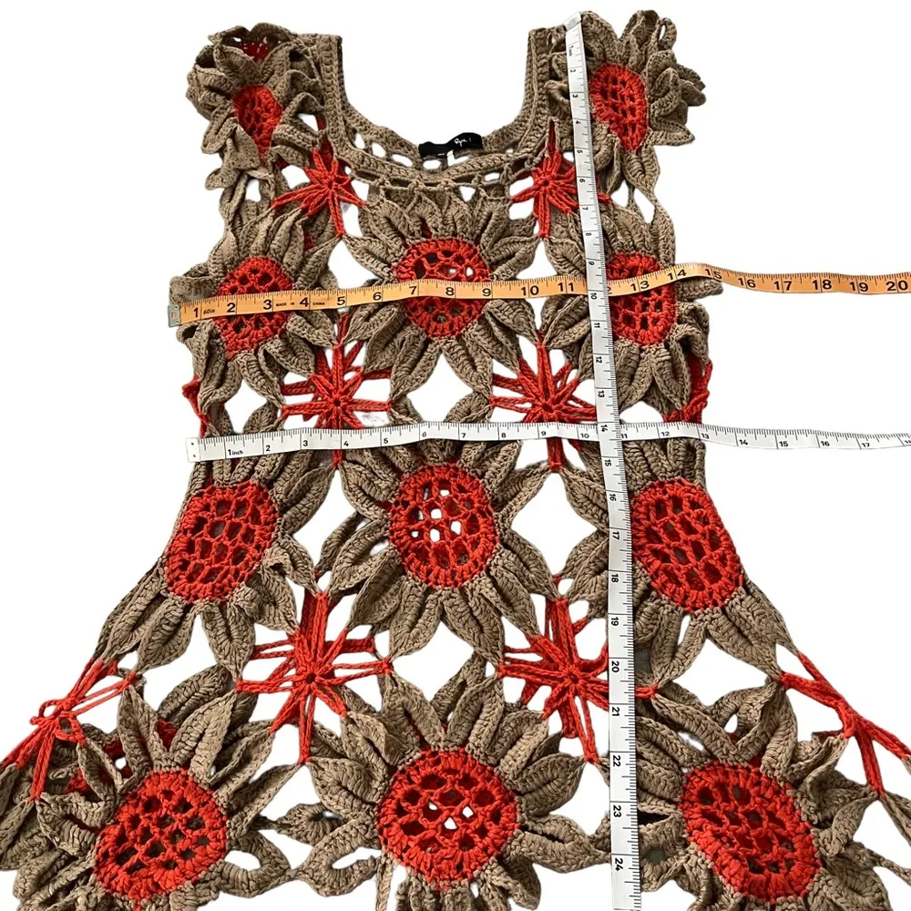 RYU Open Knit Crochet Top - Image 9