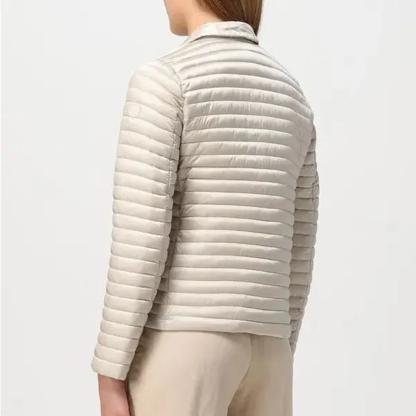 Save The Duck Ultra Light Iva Shirt Jacket Puffer Rope (Ivory) Women’s Size M - Image 2