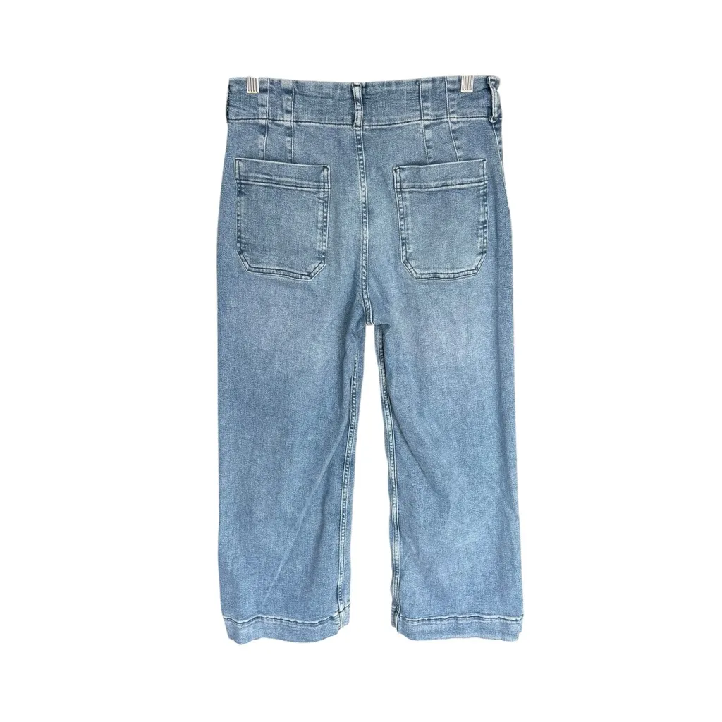 Maeve x Anthropologie - The Colette Wide Leg Cropped Jeans Sz 28 - Image 6