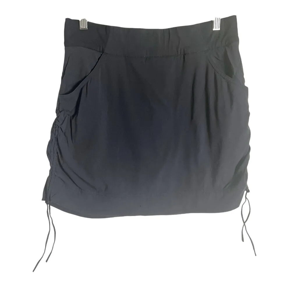 Columbia Anytime Black Casual Side Cinch UPF Mini Skort Size Medium - Image 5