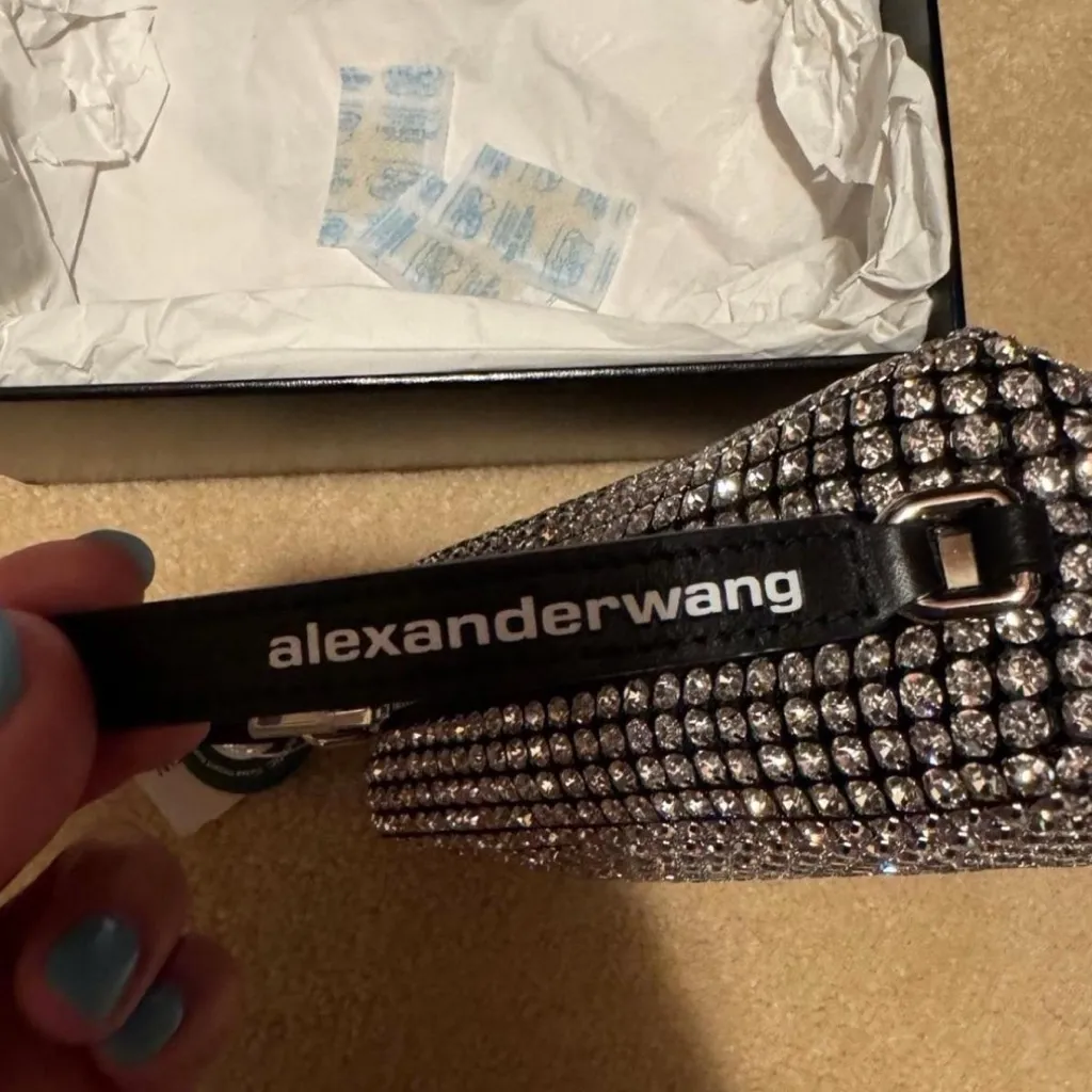 Alexander Wang heiress pouch in crystal mesh - Image 3