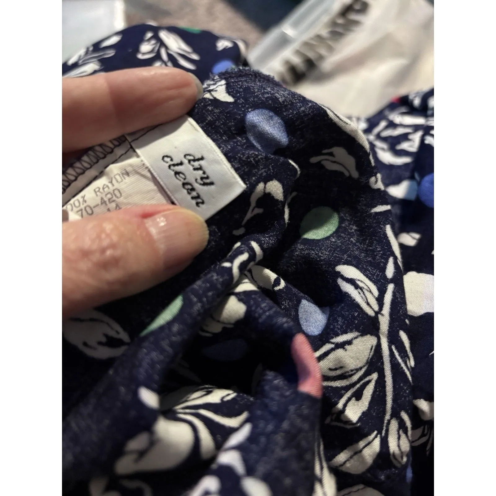 MISS SOPHISTICATES BY PENDLETON Vintage Floral Button Down Shirt Womens Size 14 - Image 14