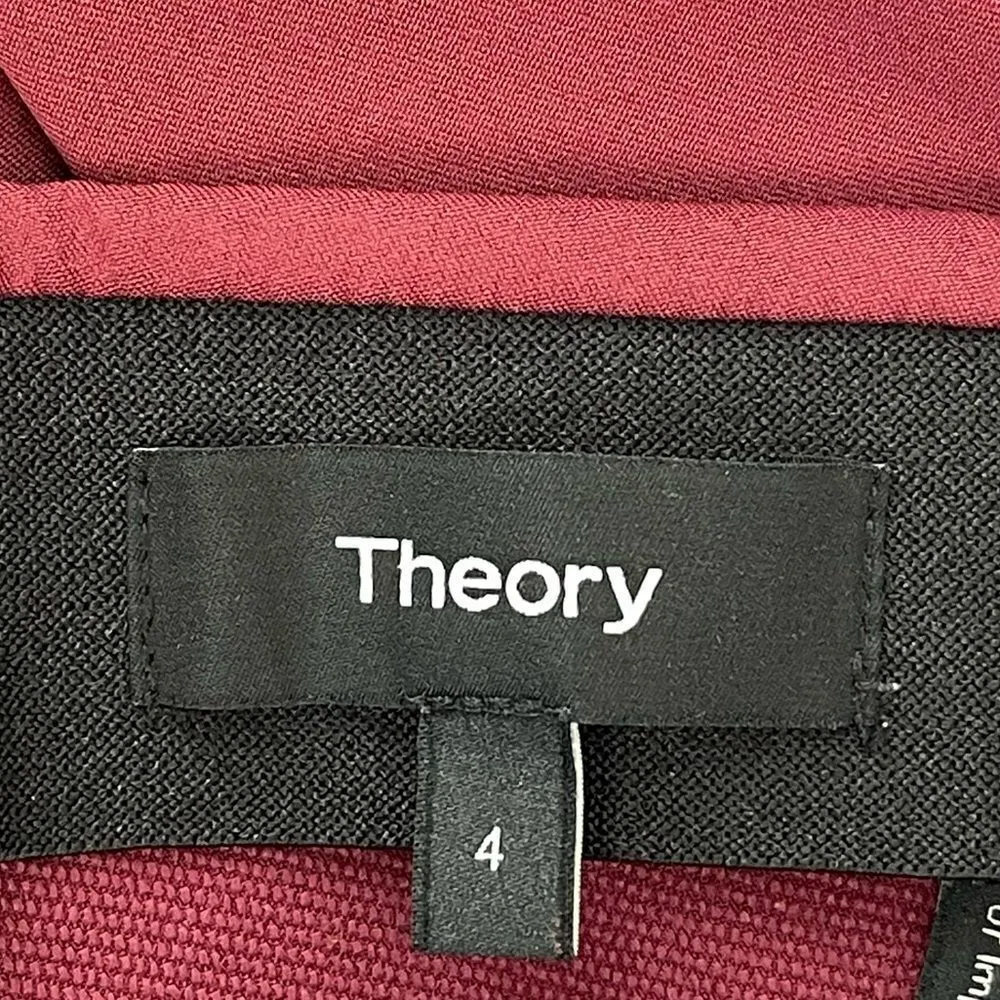 Theory Neoteric Skinny Cropped Pants (Burgundy) - 4 - Image 10