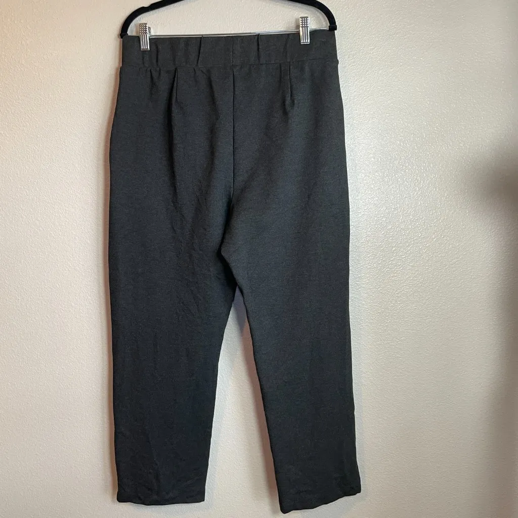 Universal Standard Pull On Ankle Pants Size Small (14-16) Gray Pockets Stretch - Image 6
