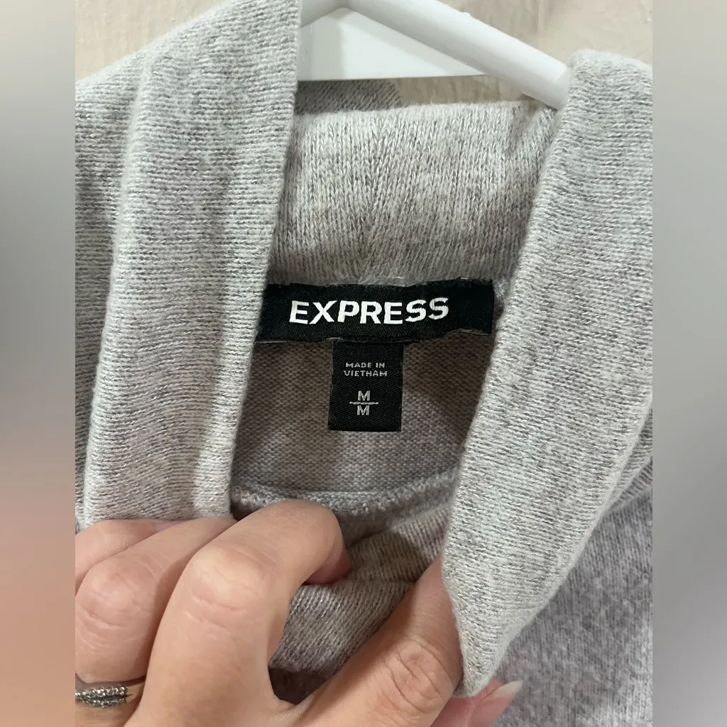 Express Mock Turtleneck Long Sleeve Top - medium - Image 4