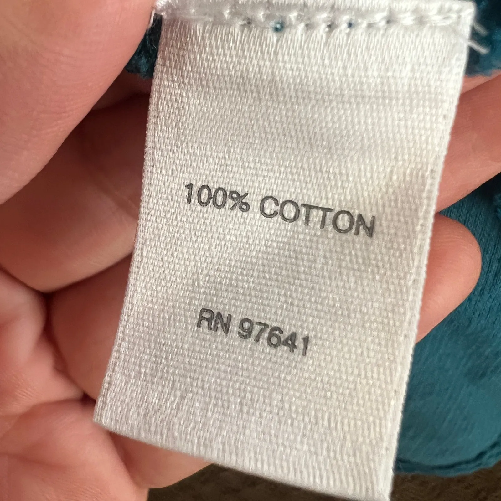 J Jill Corduroy Tunic Top Size 2X Button Front Shirt Lagenlook Turquoise - Image 6