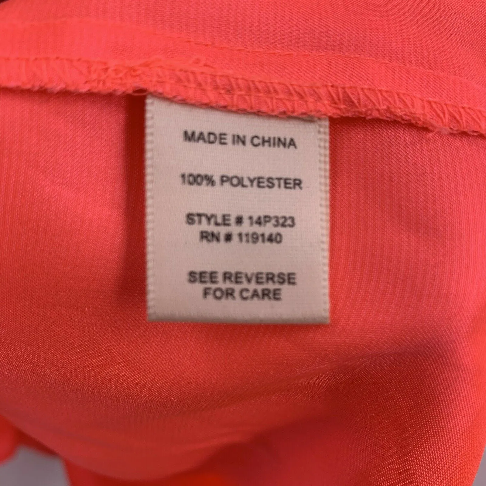 Double Zero‎ Bright Pink Chiffon Layered Dress S - Image 4