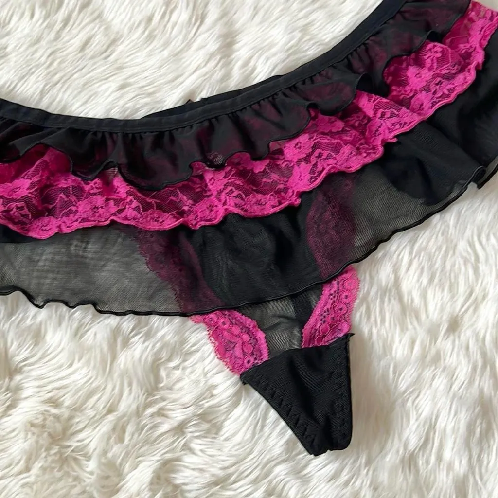 Naughty School Girl Costume Set Black Size undefined - Image 9