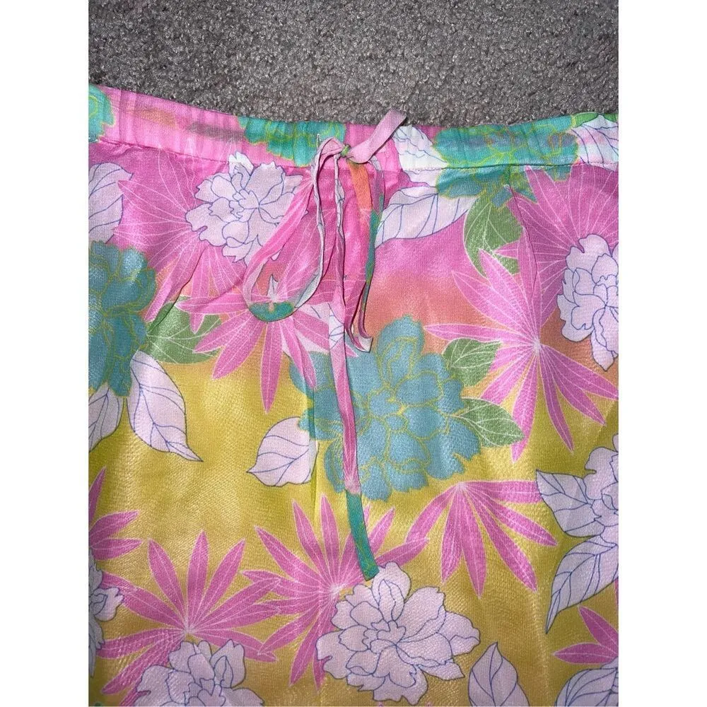 Women’s SILK Mimi Maternity Knee Length Skirt SMALL Green - Image 2