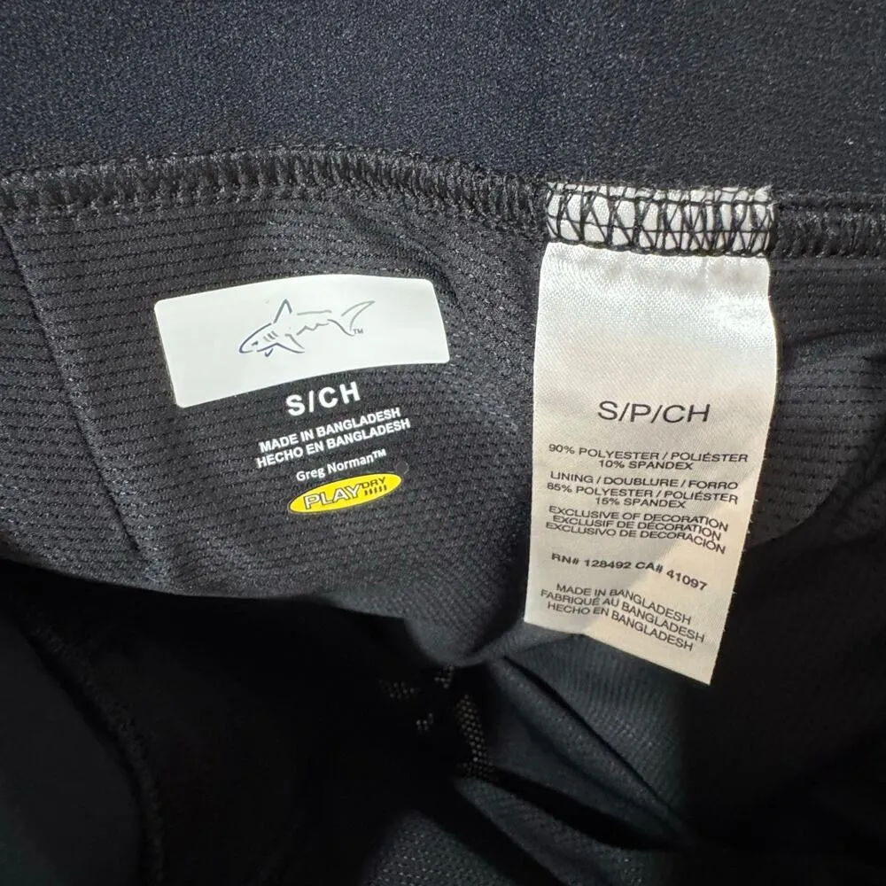 Greg Norman Womens Woven Pull On Golf Skort Black PlayDry Size Small New - Image 8