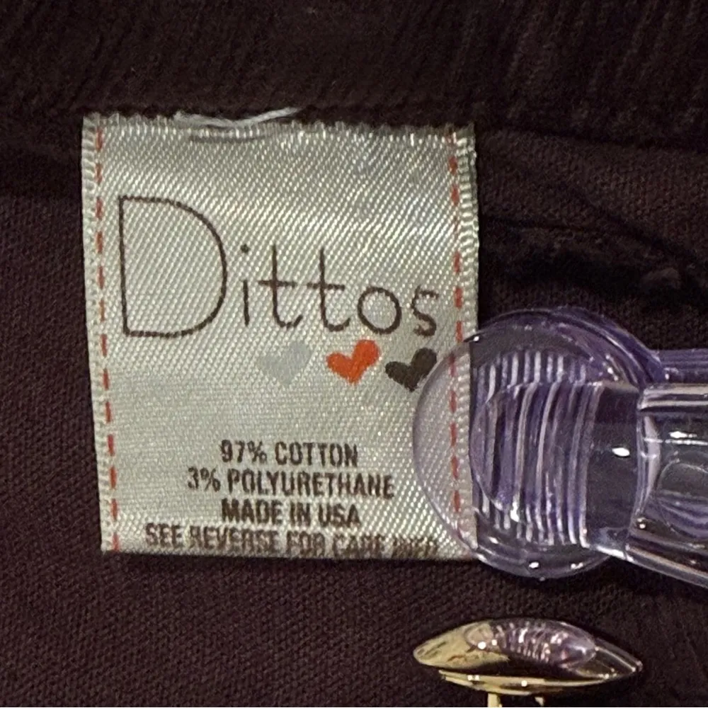 Dittos Corduroy Flare Pants Brown 28 Wide Leg Utility Pocket Vintage Y2K Retro - Image 10