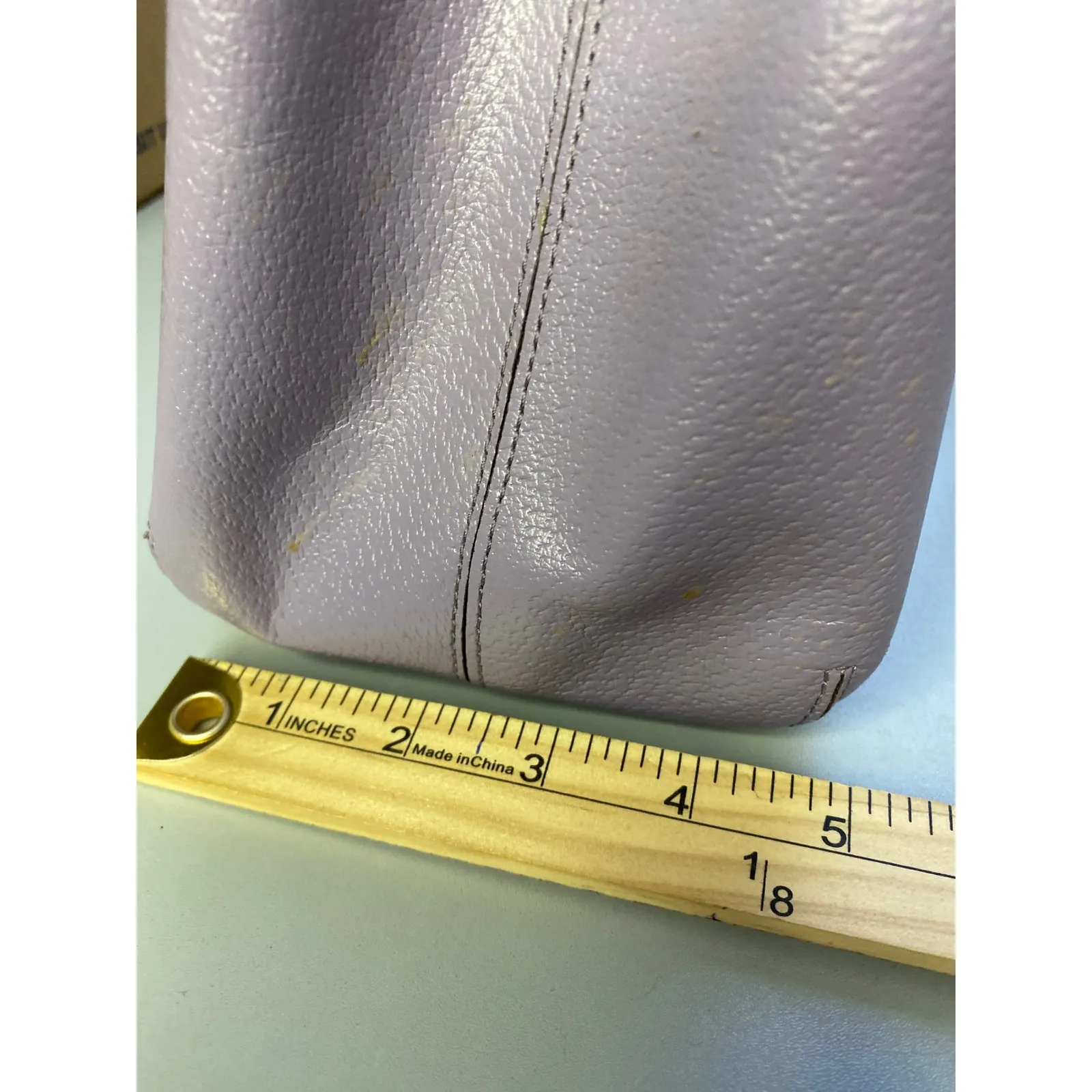 Kate Spade New York Wellesley Elena Lilac Leather Tote Bag Shoulder Handbag Purple - Image 12