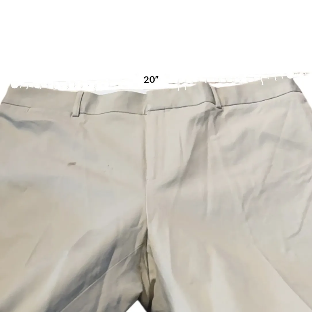 Crown & Ivy NWT Cary Straight Leg Pants Size 20W Beige Stretch Workwear - Image 6