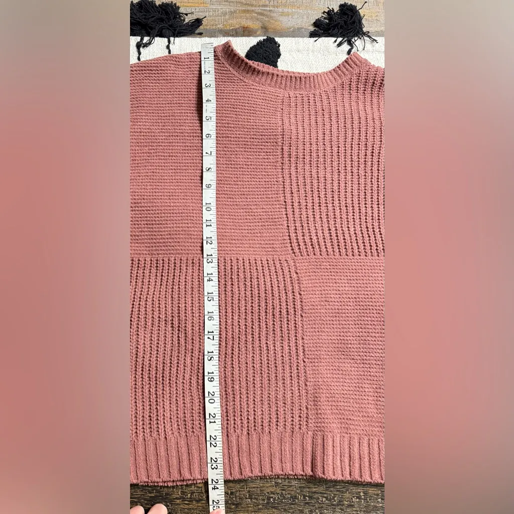 Maurices Mauve Textured Crew Neck Sweater - Image 7