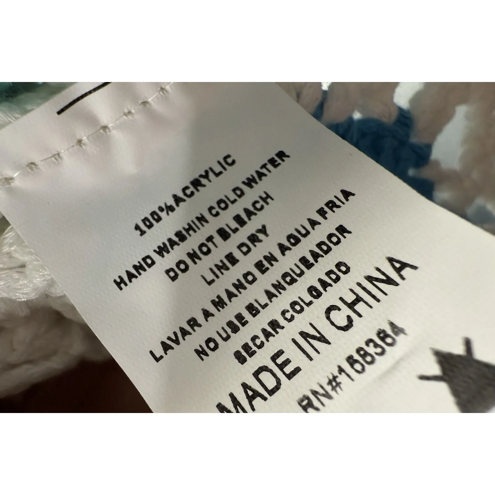 NWT No. 1 Los Angeles Granny Square Crochet Fringe Kimono Duster Boho Hippie Med - Image 6