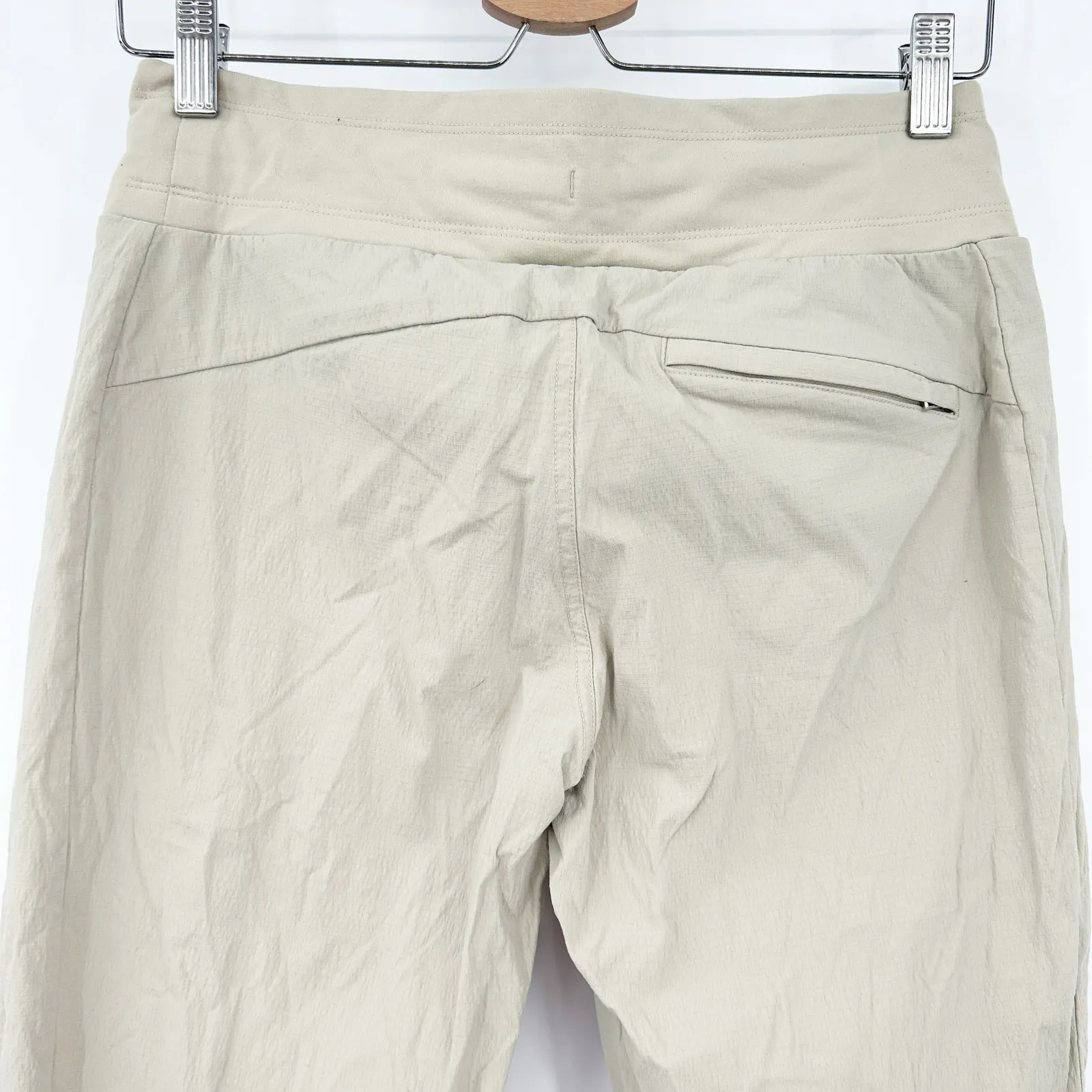 Athleta Womens Outdoor Trail Hiking Trekkie North Joggers Pants‎ Size 4 Ecru - Image 8