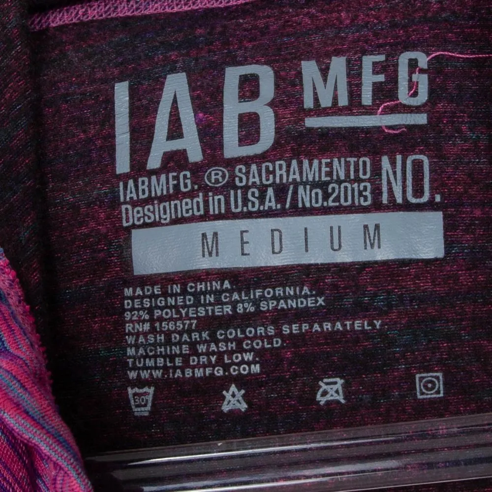 IAB MFG Pink Full Zip Contour Hoodie Jacket Womens Size‎ Medium - Image 5