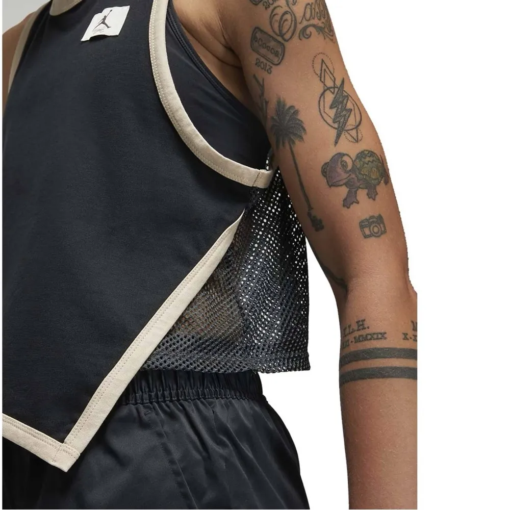 NWT Jordan Black Essentials Mesh Tank - Image 3