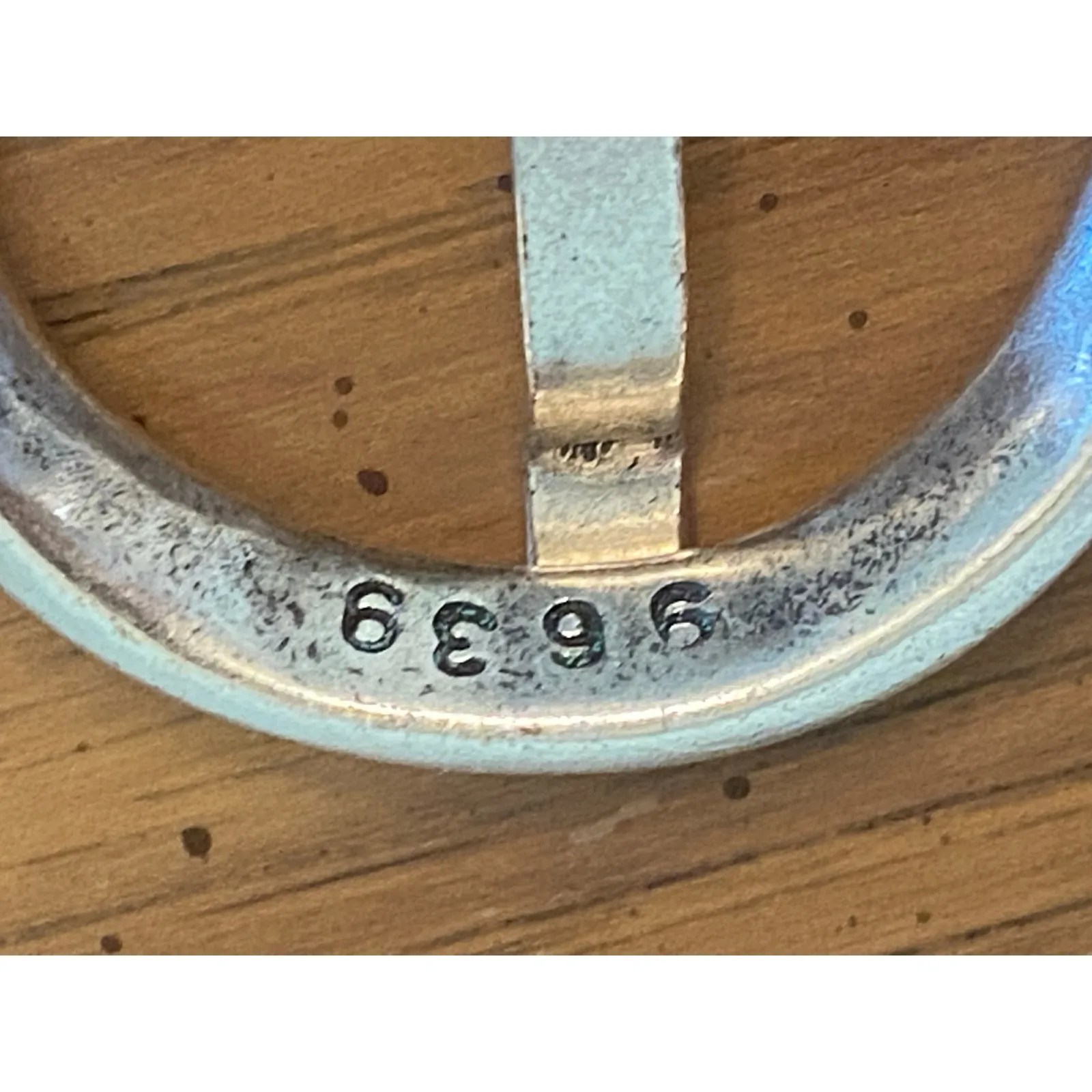 Fabio Corti Italian Made Black Leather Silver Buckle Belt M 32 - Image 11