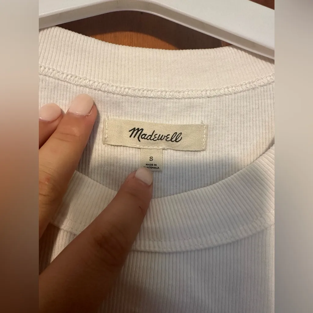 Madewell Classic White Tank Top - Image 2