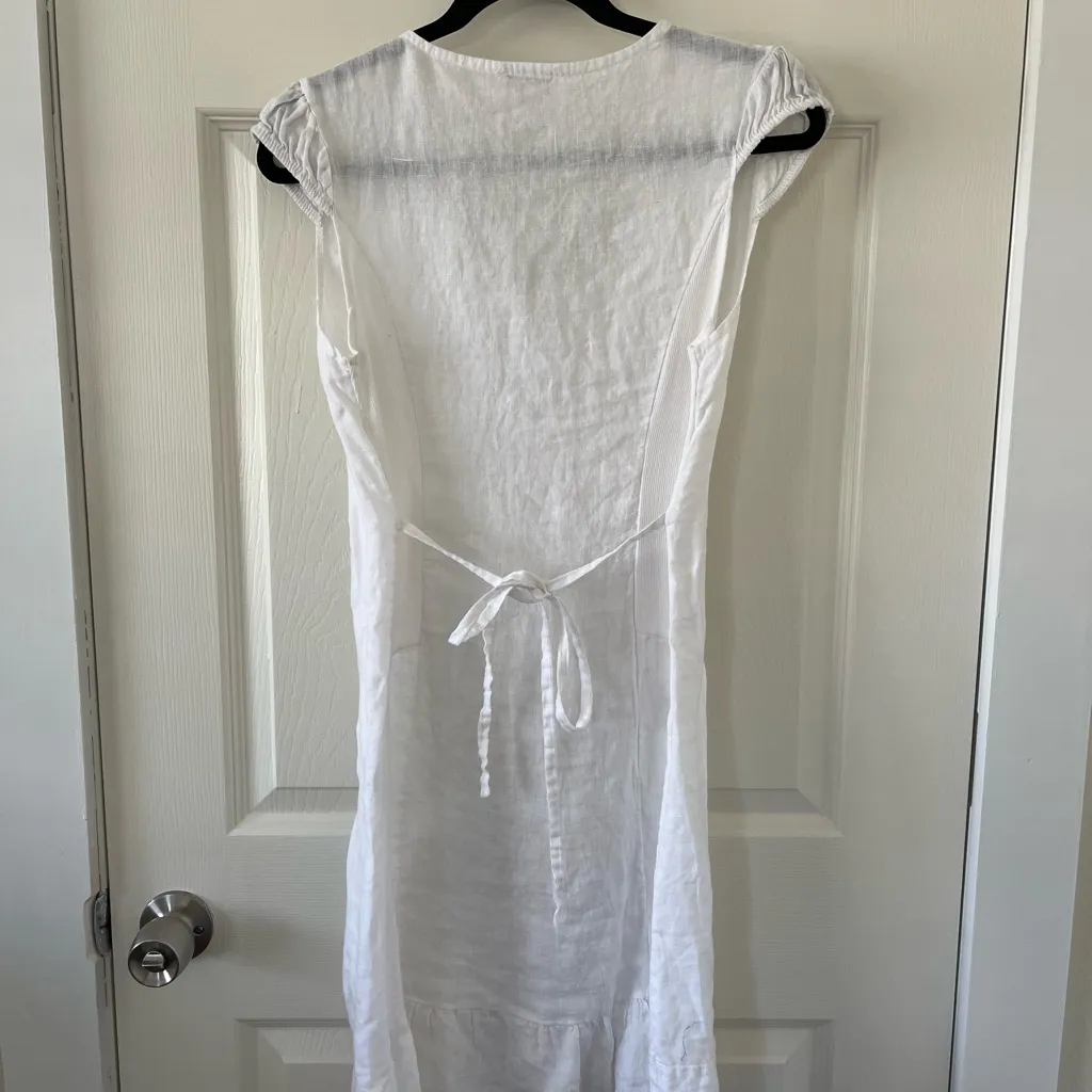 Modissima White Sleeveless Dress - Image 3