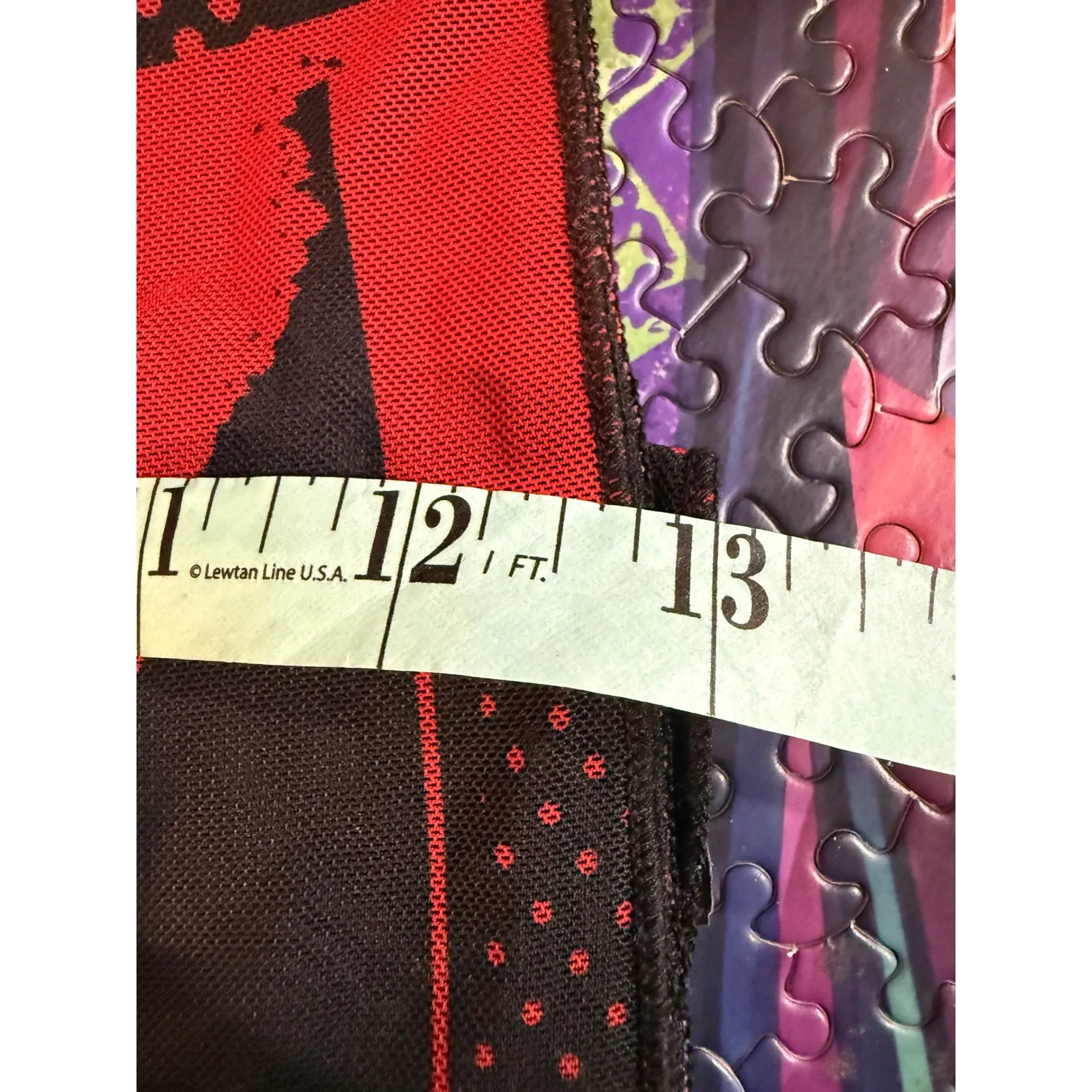 edikted Red Black Graphic Lace Up Mini Skirt  missing lace vintage - Image 8