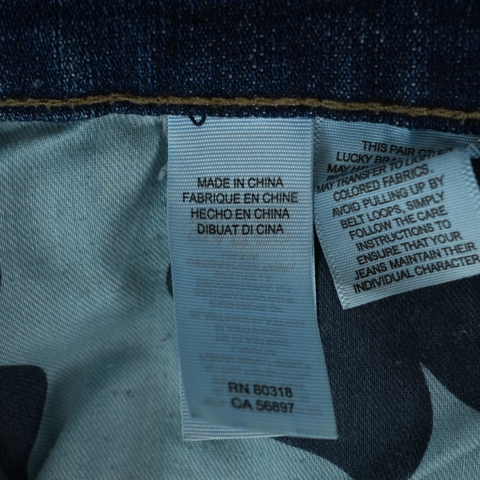 Lucky Brand Jeans Womens 8/29 A Sweet Straight Leg Dark Wash Mid Rise Stretch - Image 11