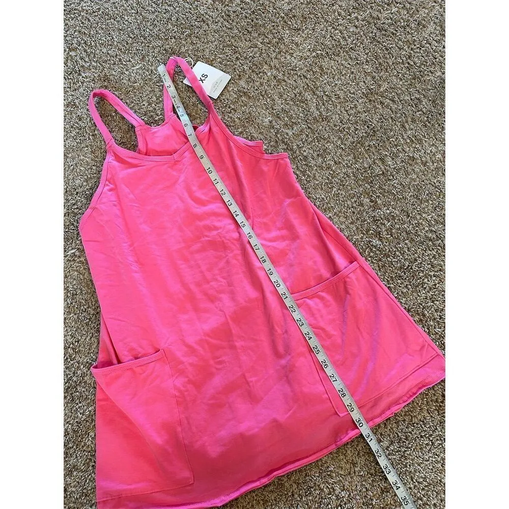 Women's XS Multicolor Sleeveless Mini Dress w/ Built - Image 9