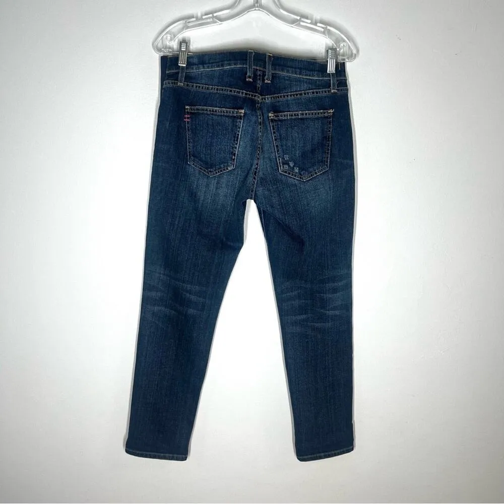 Current/Elliott X Hatch Sz 25 Boyfriend Maternity Jeans in Loved Blue - Image 7
