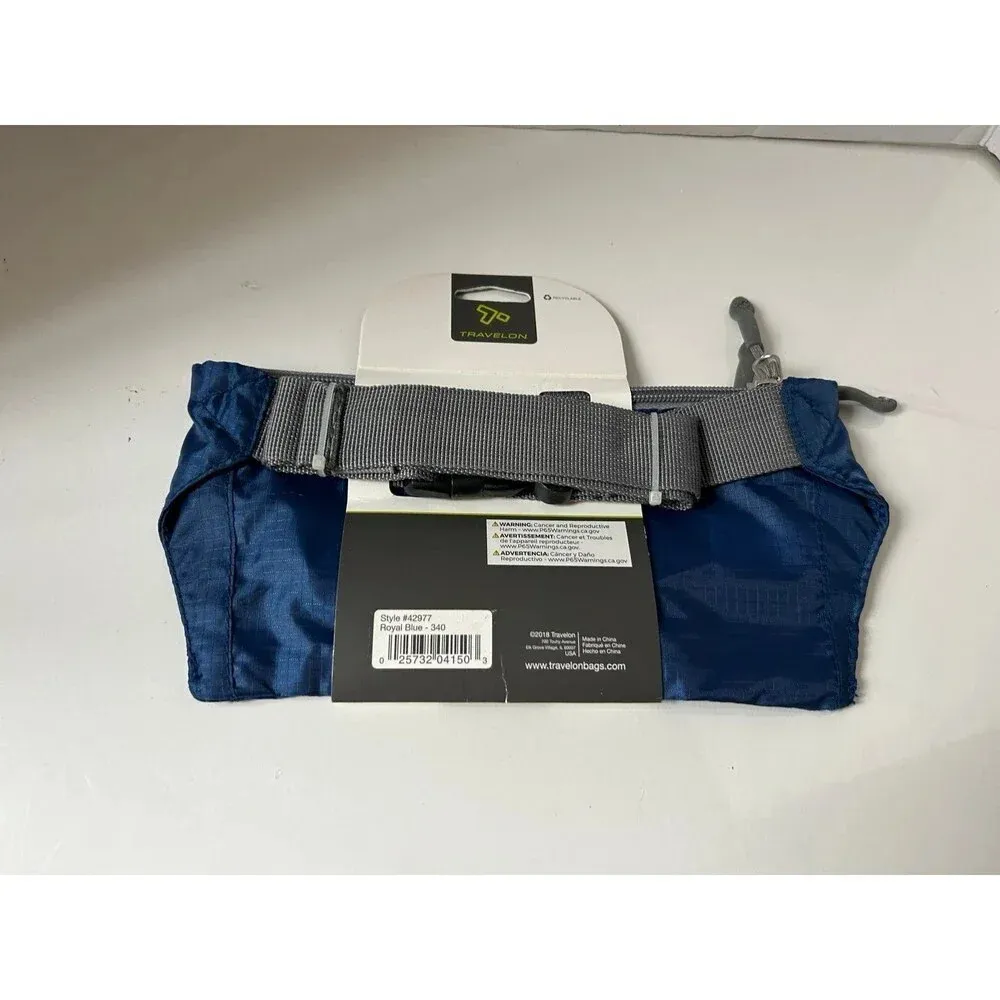 Travelon Double Zip Waist Pack, Royal Blue Hiking outdoor - Image 2